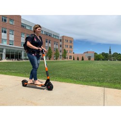 Great for riding around campus or campgrounds.